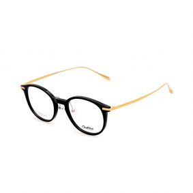 WHOOSH Couture Vintage Series Black DFM5106 C1 Unisex Eyeglasses