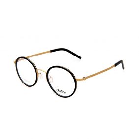 WHOOSH Couture Vintage Series Black/Gold DFTI6289 C1 Unisex Eyeglasses