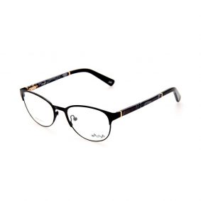 WHOOSH Urban Series Black Oval HE5209 C1 Unisex Eyeglasses