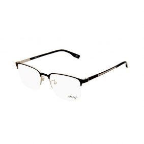 WHOOSH Urban Series Black/Gold Rectangle HE2285 C3 Eyeglasses