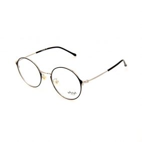 WHOOSH Urban Series Black/Silver Round WFIH1012 C11 Eyeglasses