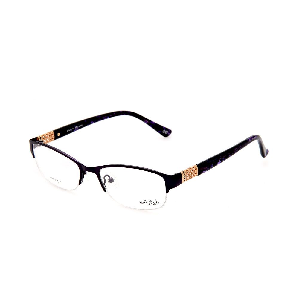 WHOOSH Urban Series Lifestyle Black Rectangle HE5210 C2 Woman Eyeglasses