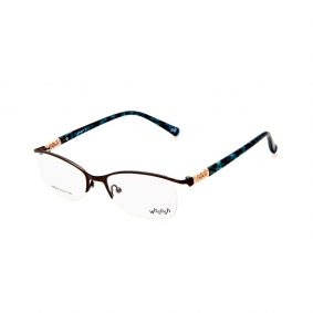 WHOOSH Urban Series Tortoise Blue Rectangle HE5218 C1 Eyeglasses
