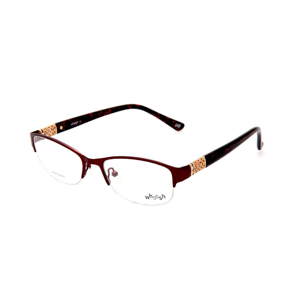WHOOSH Urban series Lifestyle Maroon Rectangle HE5210 C3 Woman Eyeglasses