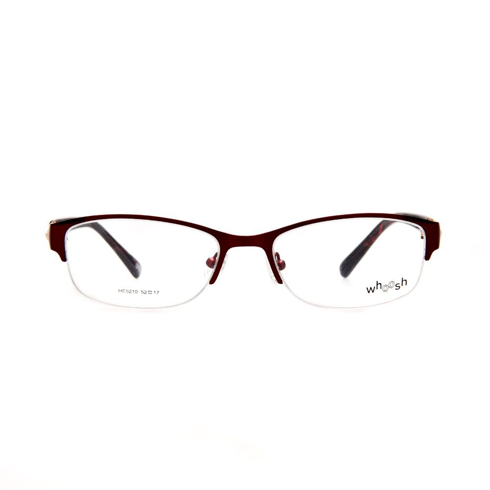 WHOOSH Urban series Lifestyle Maroon Rectangle HE5210 C3 Woman Eyeglasses - Image 2