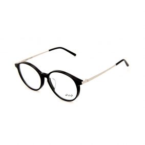 WHOOSH Vintage Series Black/Silver Oval TT4203 C1 Eyeglasses