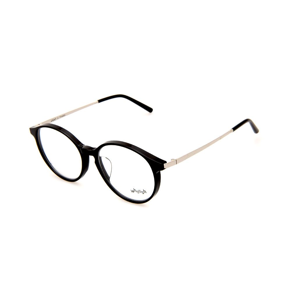 WHOOSH Vintage Series Black/Silver Oval TT4203 C1 Eyeglasses