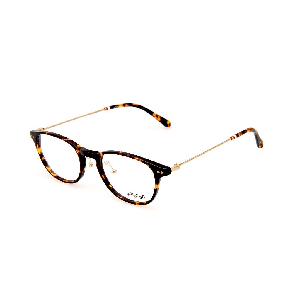 WHOOSH Vintage Series HES166 C2 Tortoise/Gold Oval Unisex Eyeglasses