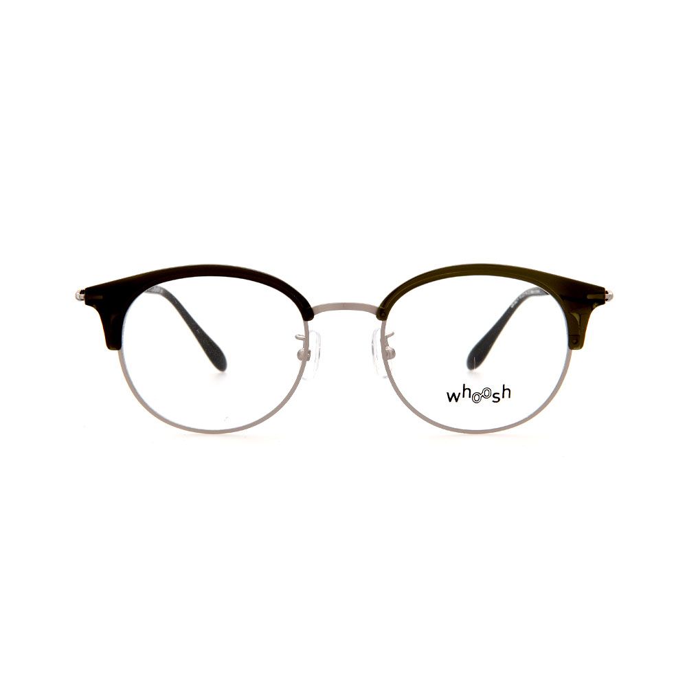 WHOOSH Vintage Series Round Wayfarer Black/Silver OK16274 C2 Eyeglasses -  Whoosh! To Whoosh Eyewear